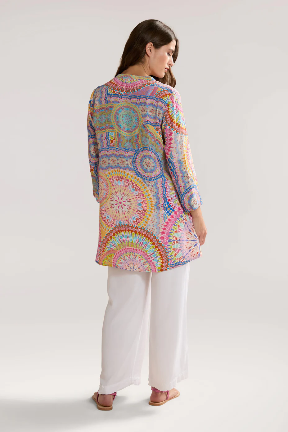 Circle Mandala Print Shirt