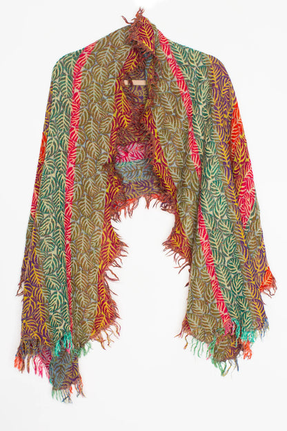 Nila Rubia Japanese Leaves Shawl 