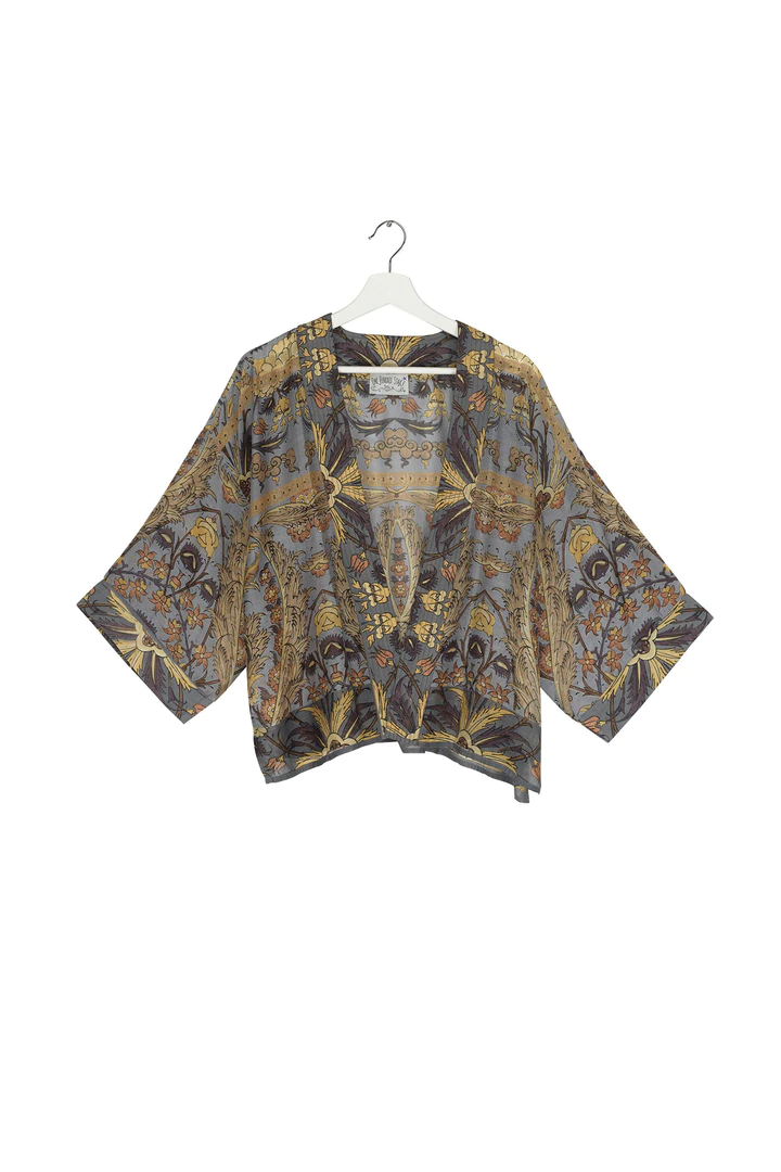 One Hundred Stars Decadent Grey Kimono