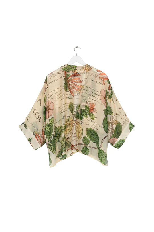 One Hundred Stars Honeysuckle Kimono Natural