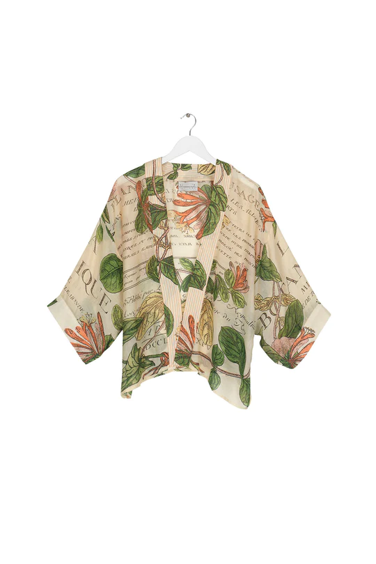 One Hundred Stars Honeysuckle Kimono Natural