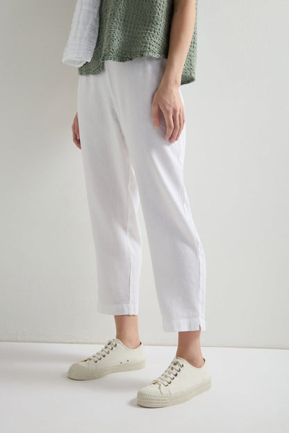 Twisted Linen Slim Trousers