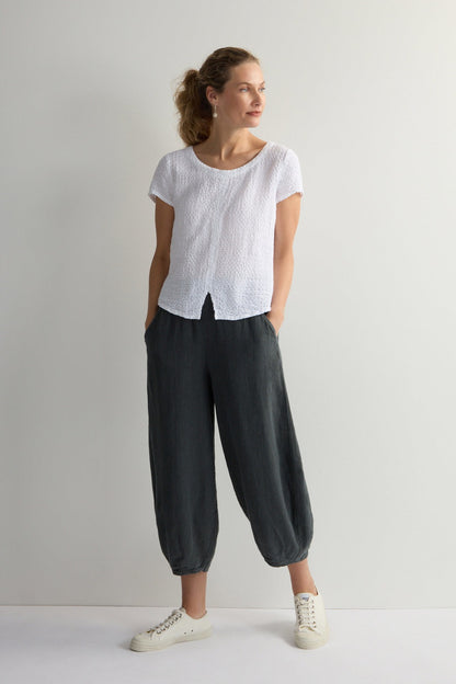 Linen Waffle Top