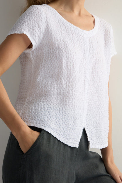 Linen Waffle Top