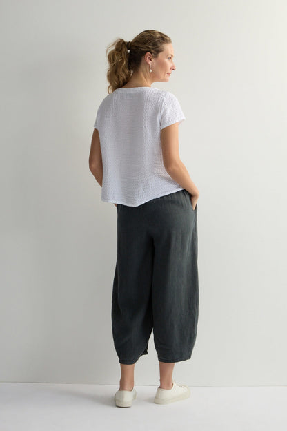 Linen Waffle Top