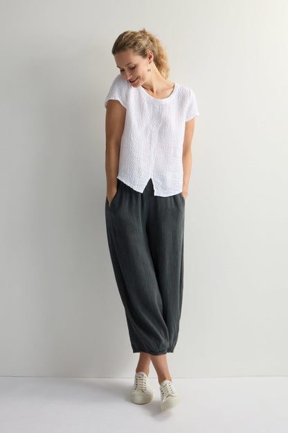 Linen Waffle Top