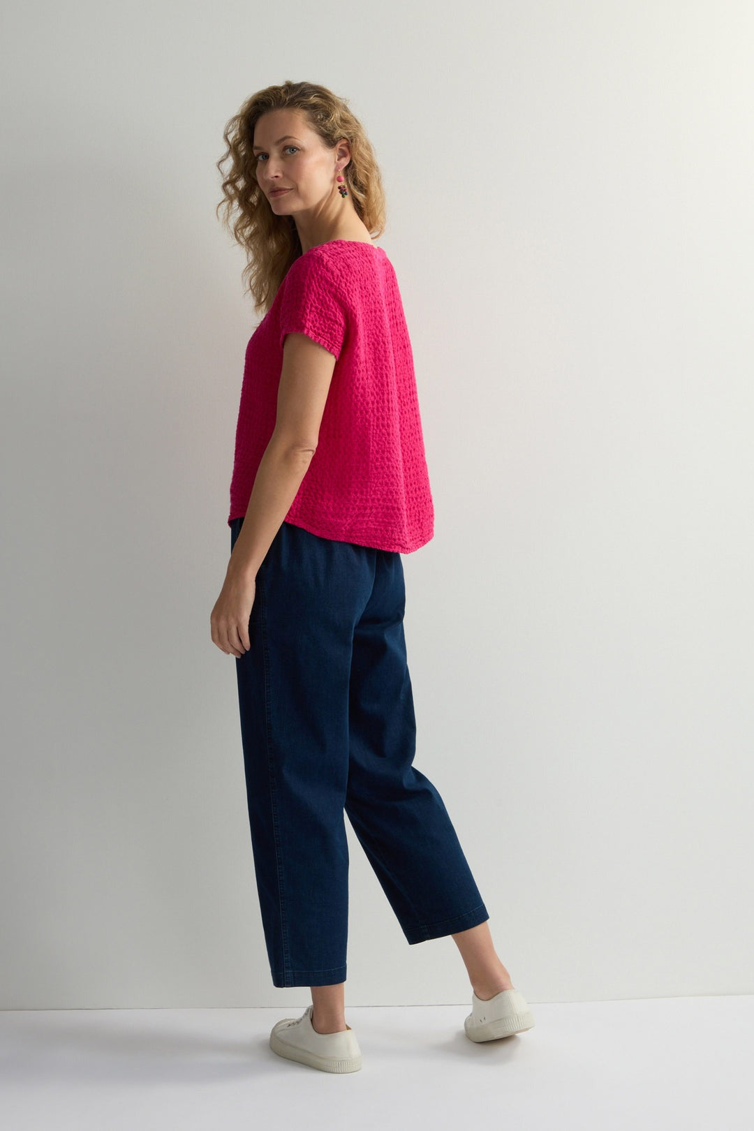 Linen Waffle Top