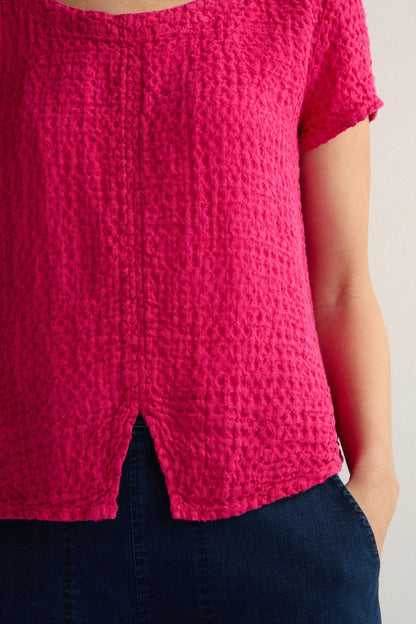 Linen Waffle Top