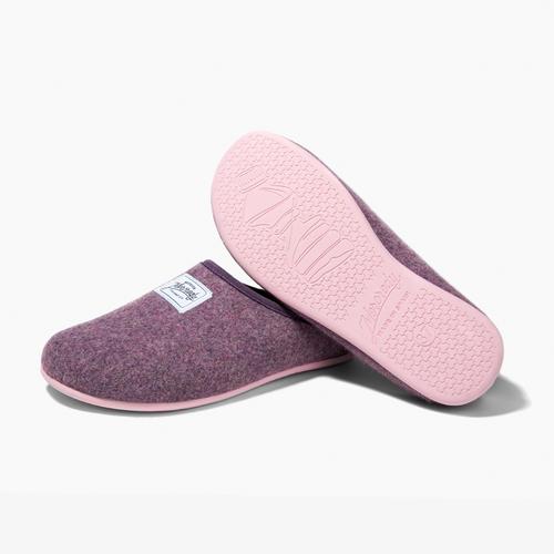 Mercredy Felt Slippers Lilac and Rose