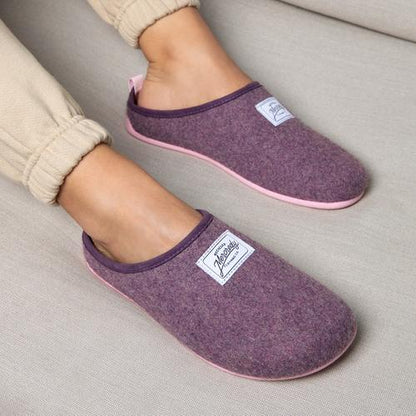 Mercredy Felt Slippers Lilac and Rose