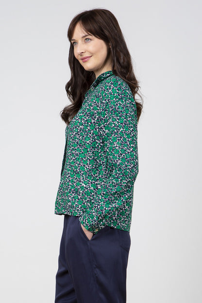 Lily and Me Ebley Shirt Ditsy Green