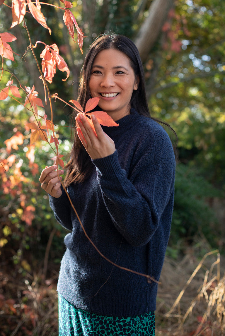 Lily and Me Ferndale Jumper Navy