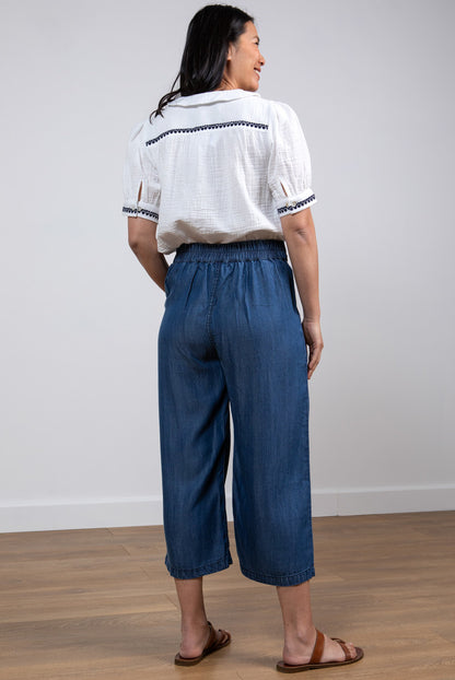 Lily and Me Tencel Drift Trousers Blue