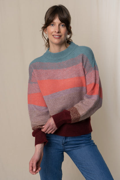 Art Colour Block Jumper