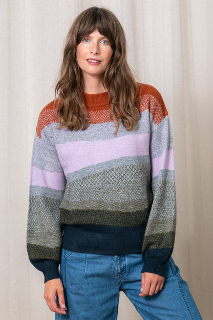 Art Colour Block Jumper