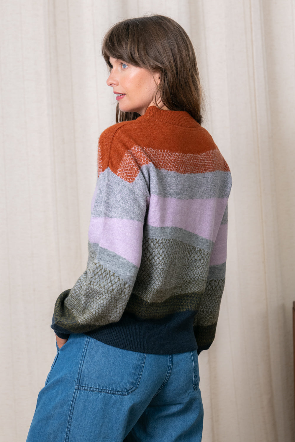 Art Colour Block Jumper