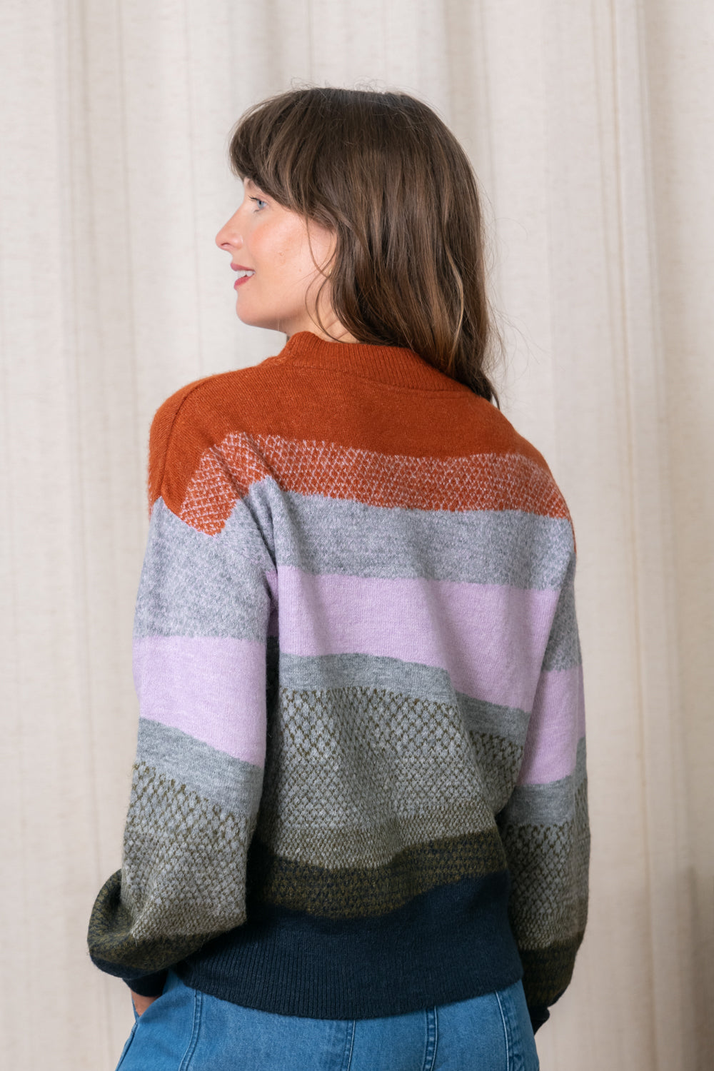 Art Colour Block Jumper