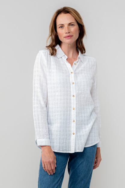 Seersucker Check Savannah Shirt