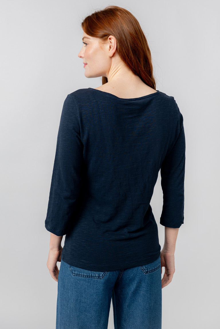 3/4 Sleeve Plain Monica Top