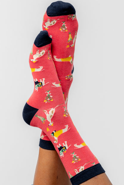 Flowers In Bloom Bamboo Socks