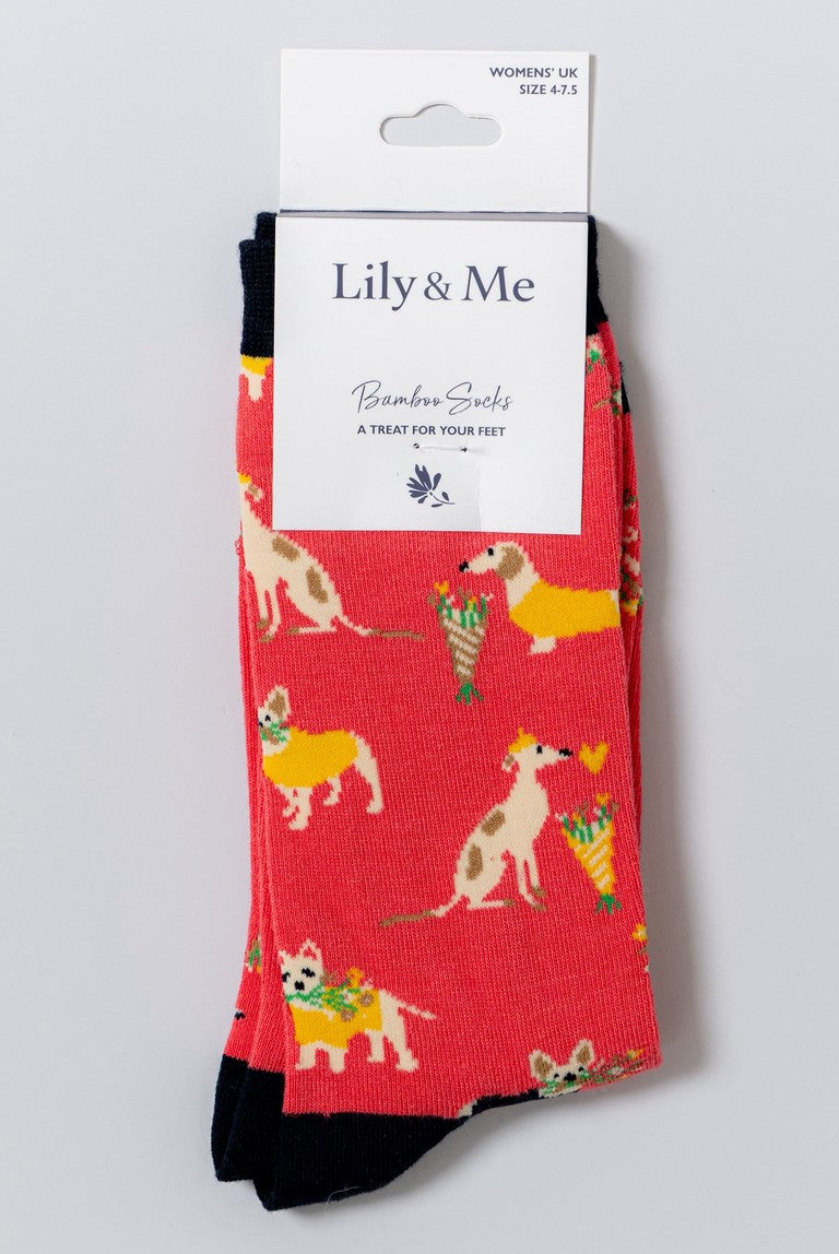 Flowers In Bloom Bamboo Socks