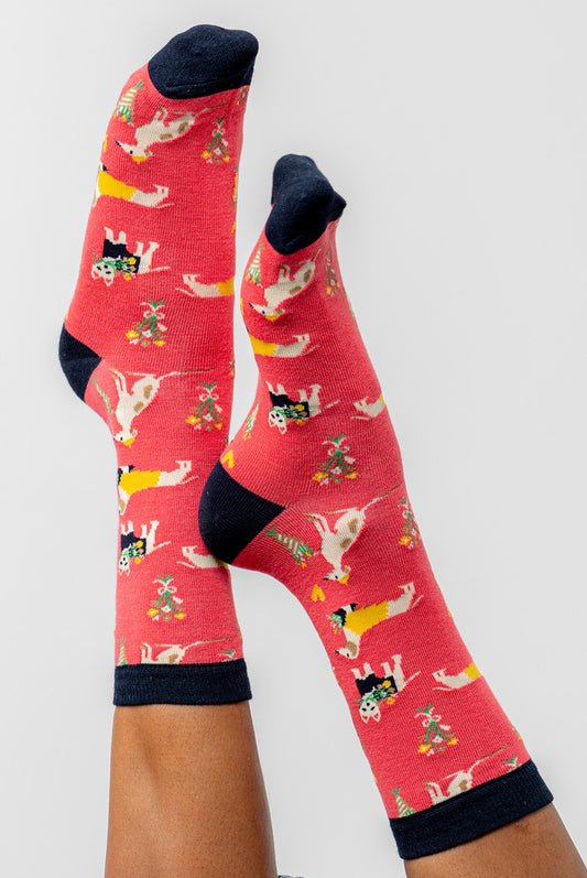 Flowers In Bloom Bamboo Socks