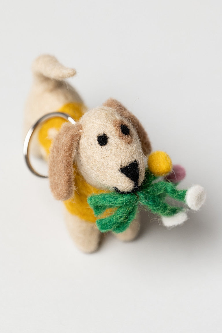 Daisy Dog Felted Friend