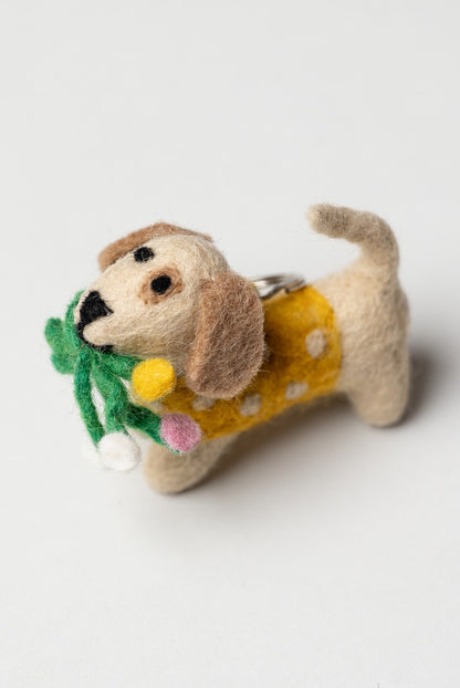 Daisy Dog Felted Friend