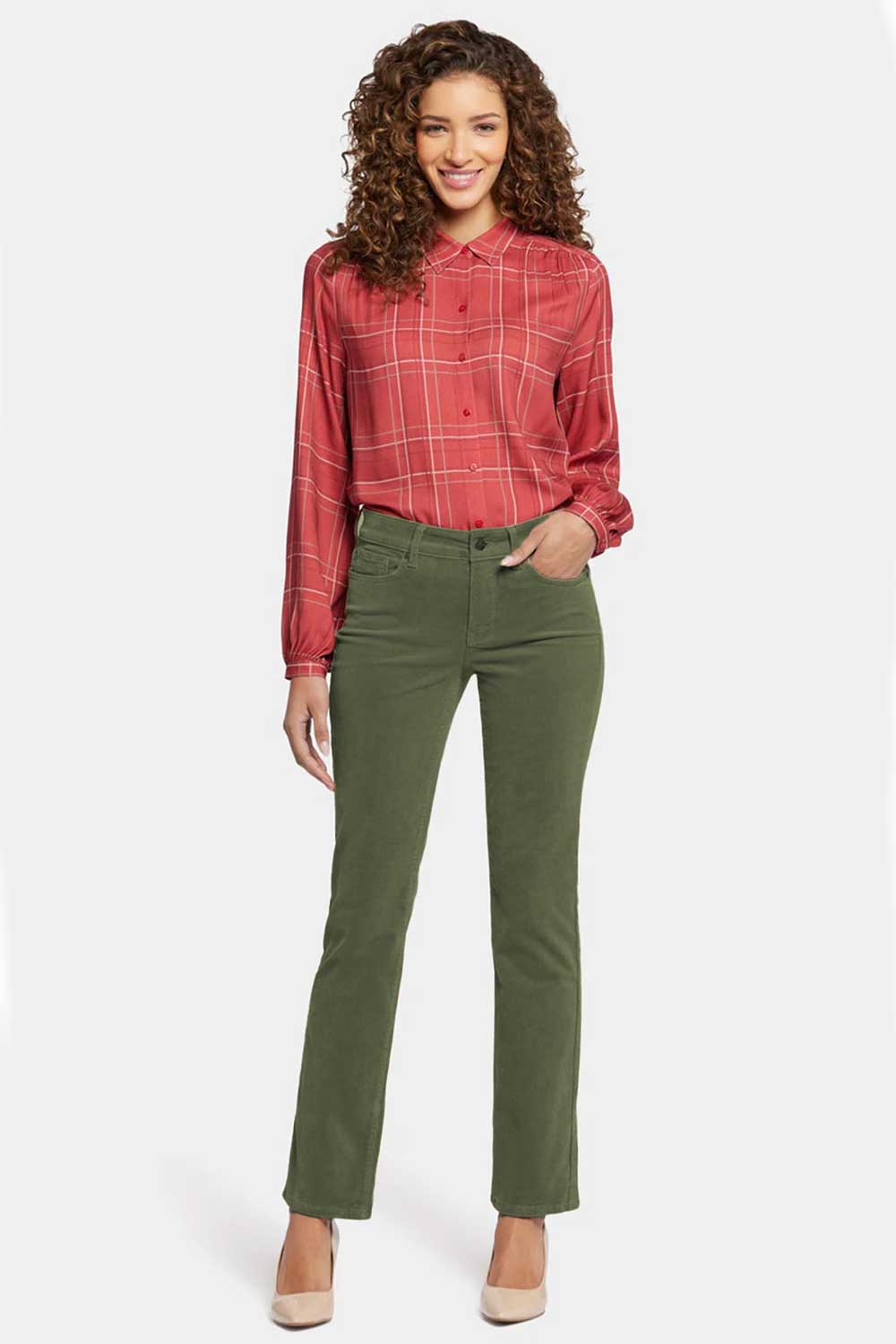 Marilyn Straight Corduroy Trousers