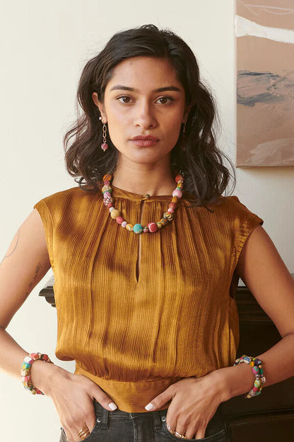 Just Trade Kantha Calysta Necklace