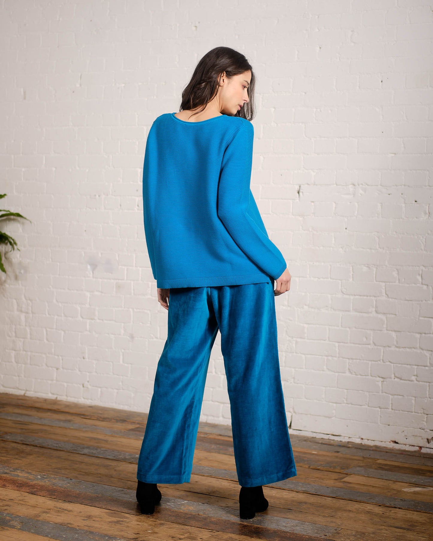 Cotton Velvet Trousers