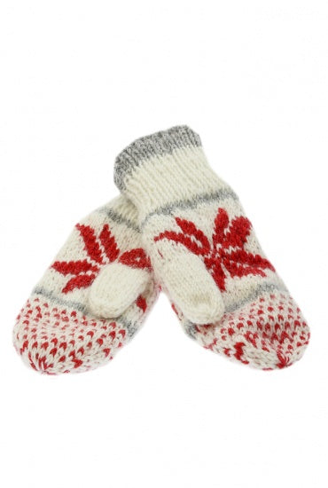 Pachamama Ply Snowflake Lined Mitts