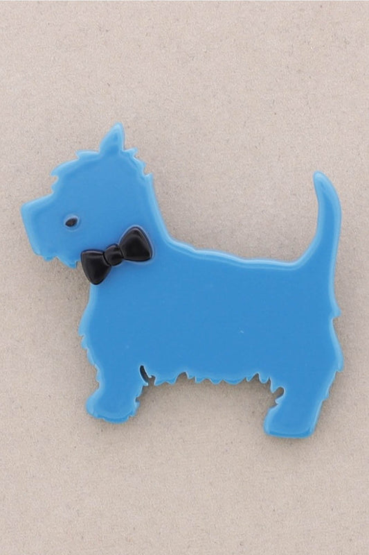 Resin Puppy Brooch