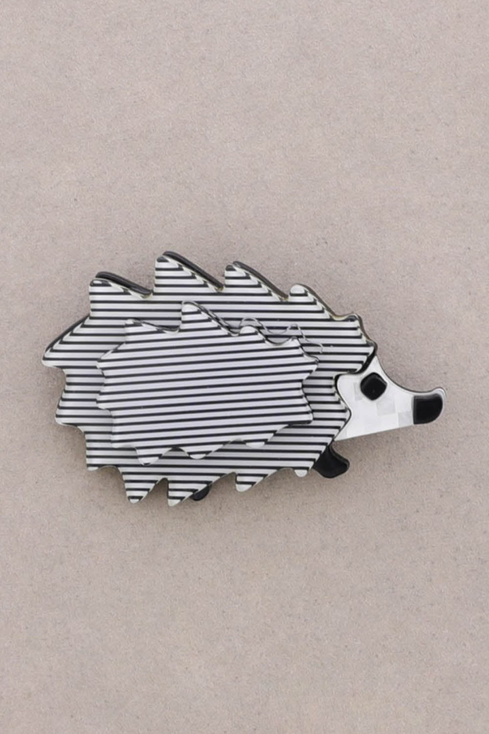 Hedgehog Resin Brooch