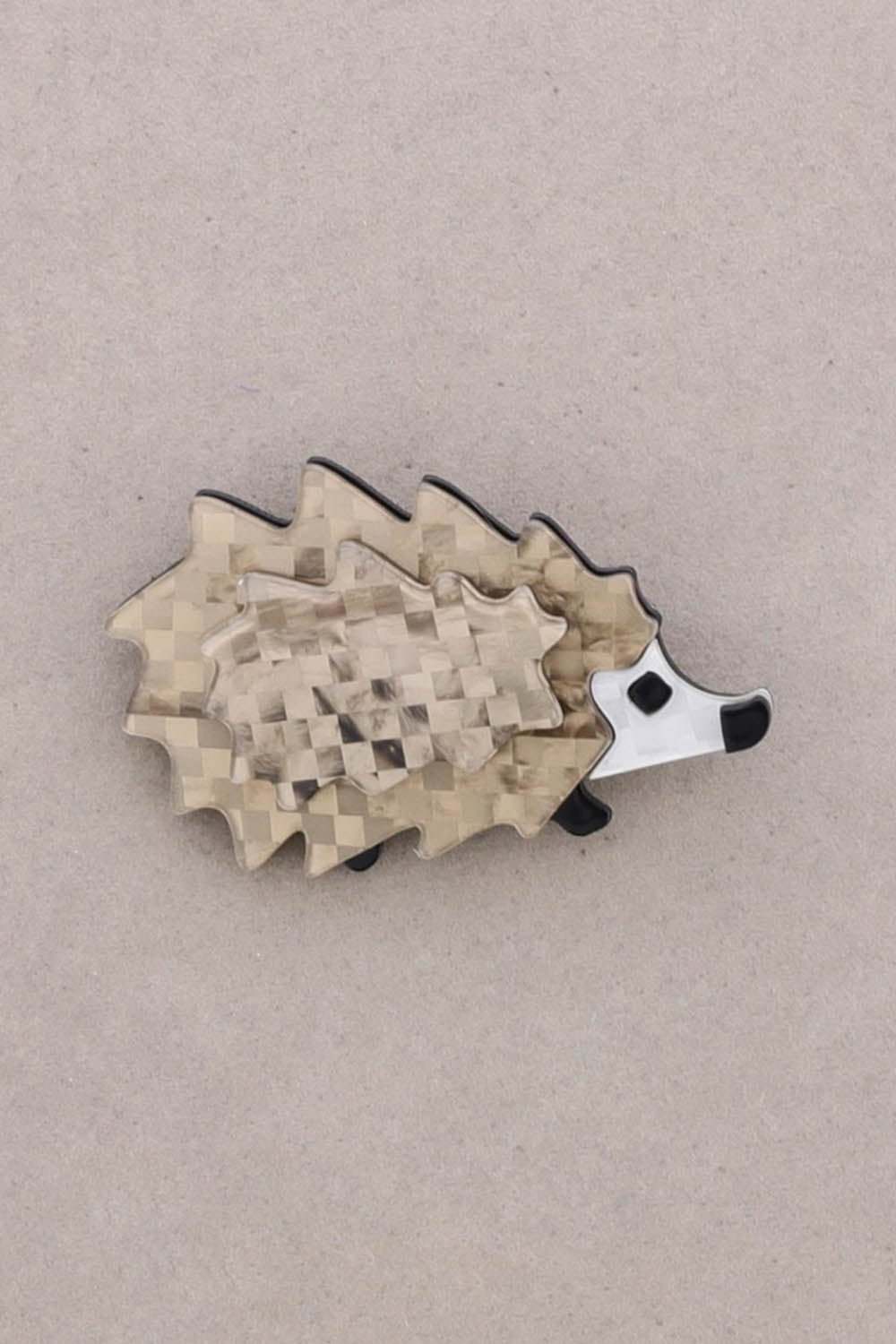 Hedgehog Resin Brooch