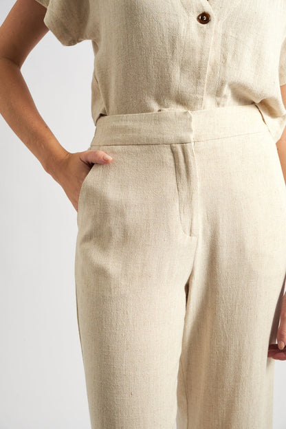 Tilde Linen Mix Trousers