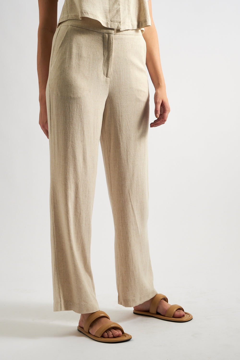 Tilde Linen Mix Trousers