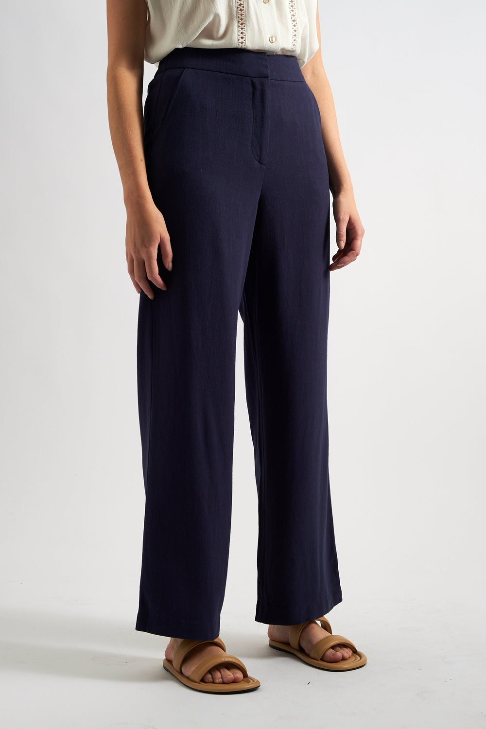 Tilde Linen Mix Trousers