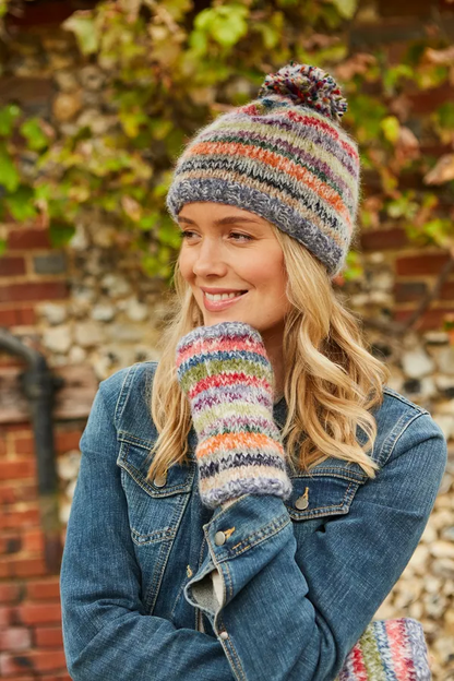 Corico Wool Bobble Beanie