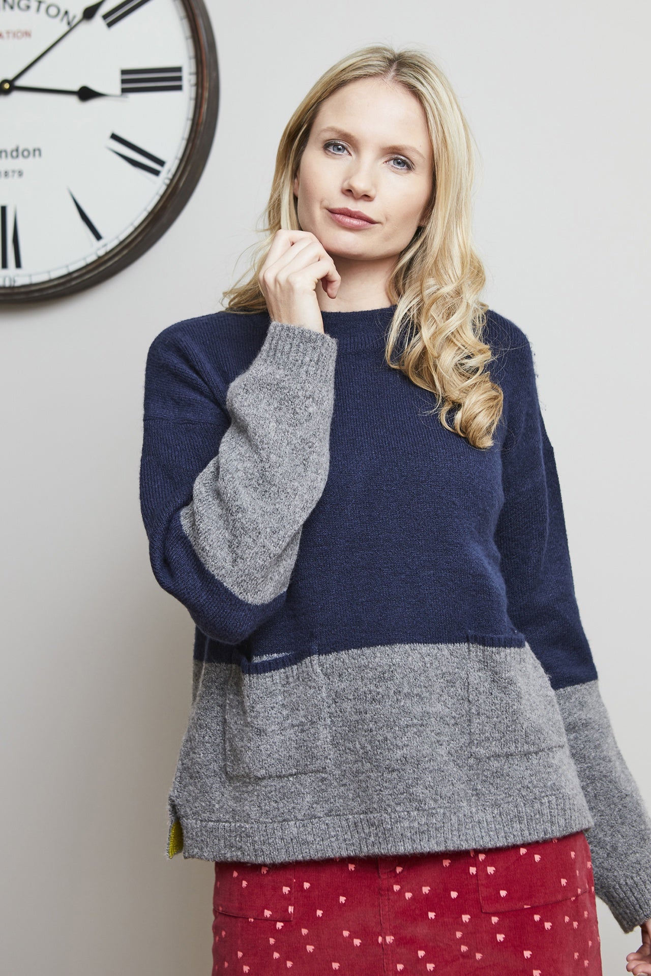 Lily and Me Hygge Jumper Colour Block