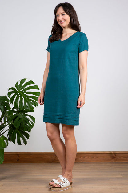 Lily and Me Teal Plain Shift Dress