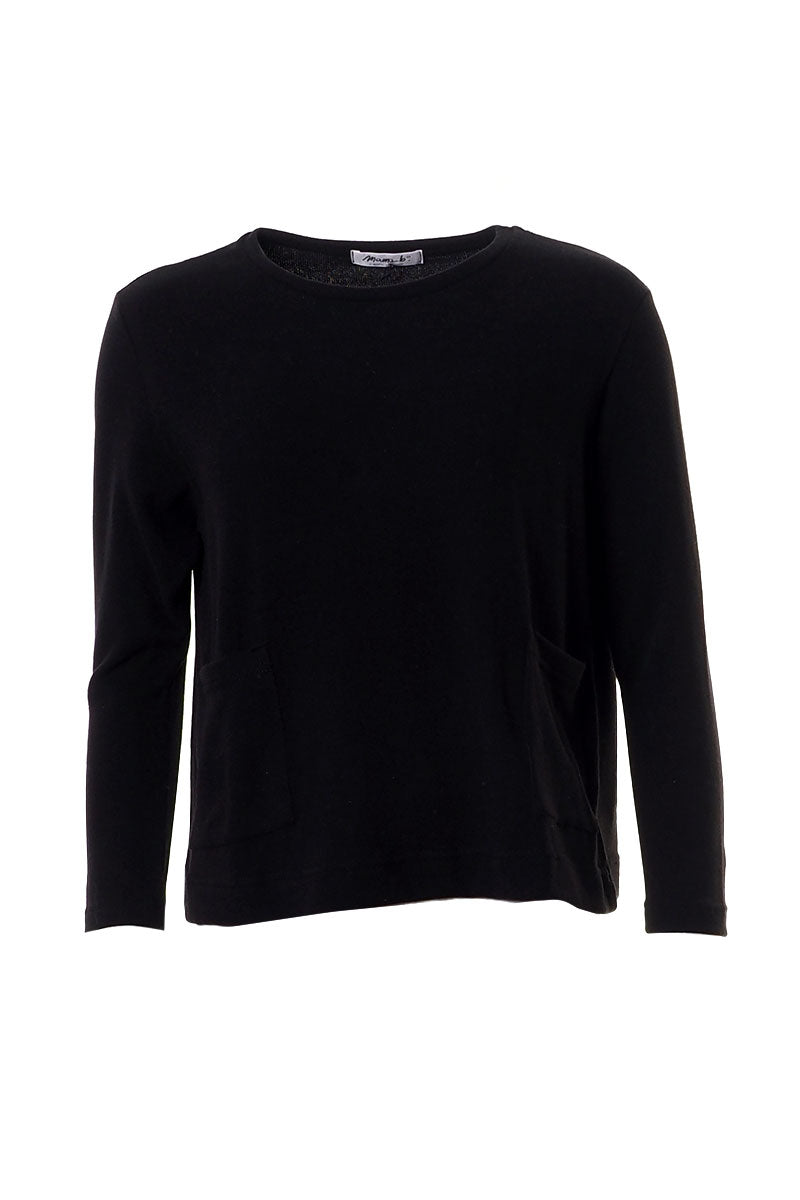 Mama B Colla Jumper Nero Black