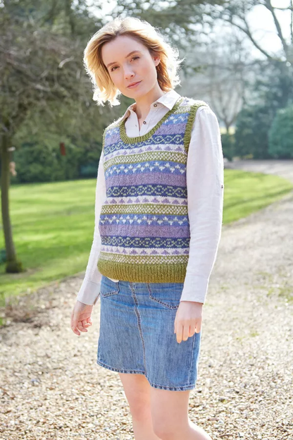 Classic Fairisle Wool Tank Top