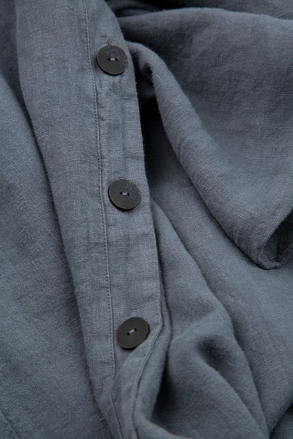 Grizas Grey Boxy Linen 71170 Jacket