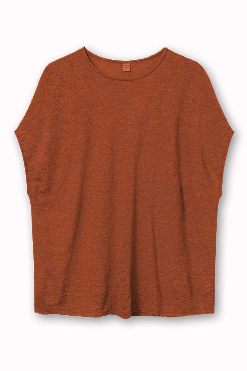 By Basics Blusbar Top Long Extra Wide Terracotta