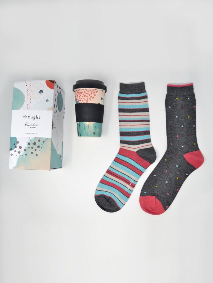 Thought Arrah Bamboo Cup and Socks