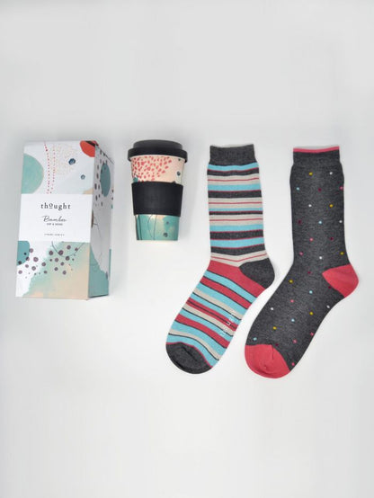 Thought Arrah Bamboo Cup and Socks