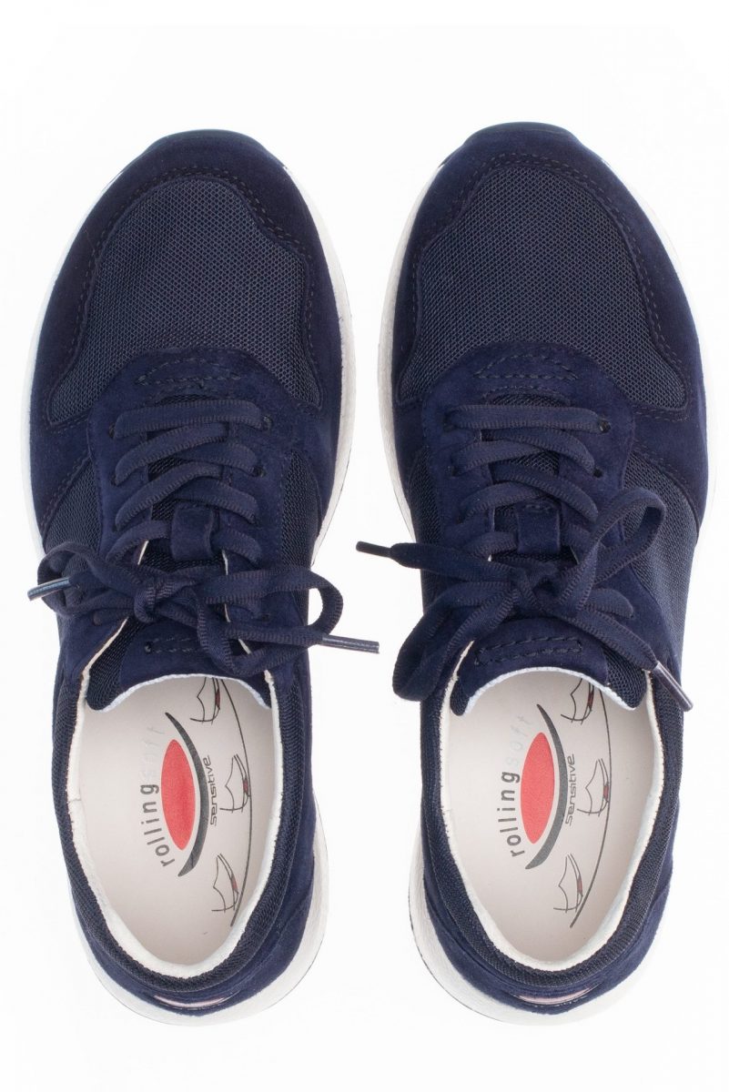 Gabor Shoes Rolling Soft Blue Trainer