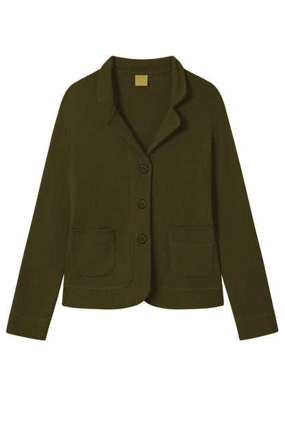 By Basics Blusbar Jacket Dark Olive