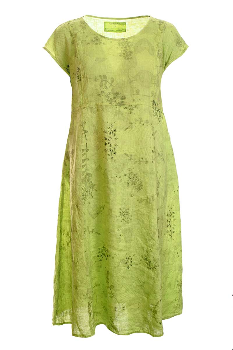 Grizas Linen 9160512 Dress Lime